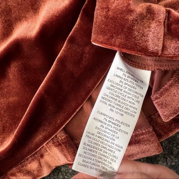 Danielle Bernstein weworewhat Velvet Ruffle satin strap dress - Picture 4 of 6